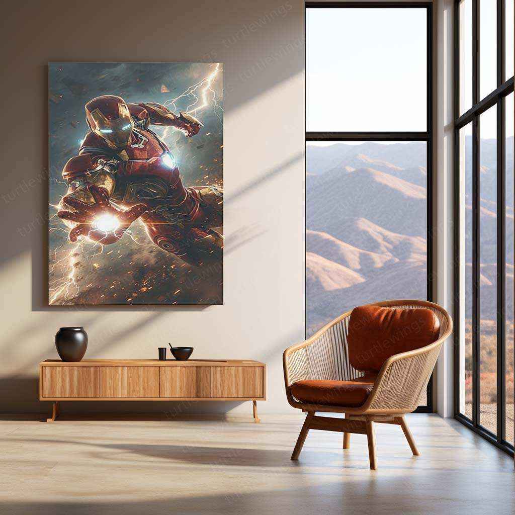 Iron Man Metal Poster - TURTLEWINGS