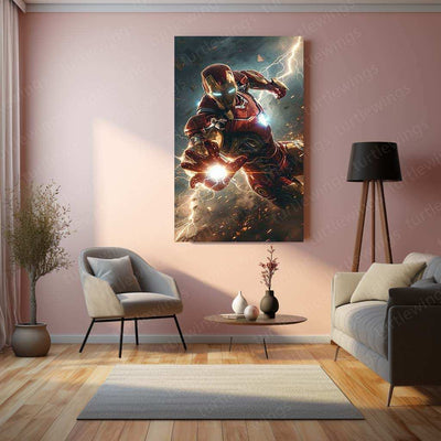 Iron Man Metal Poster - TURTLEWINGS