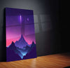 Rocket Launch Abstract Art Metal Poster - TURTLEWINGS