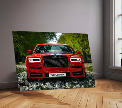 Rolls-Royce Phantom LED Neon Metal Frame | Luxury Sedan Wall Light | Premium LED Metal Artwork