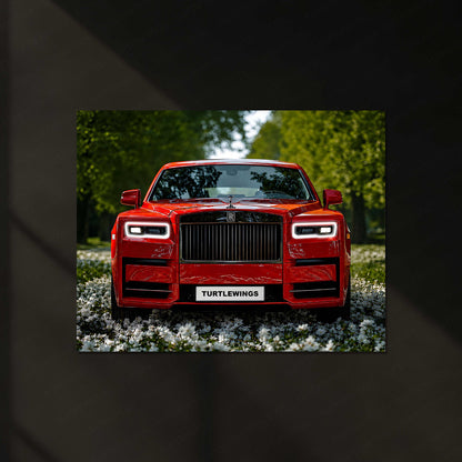 Rolls-Royce Phantom LED Neon Metal Frame | Luxury Sedan Wall Light | Premium LED Metal Artwork