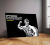 Quote Metal Poster | Ronnie Coleman Quote Metal Poster | “Optimism Is the Faith That Leads to Achievement” | Bodybuilding Wall Art