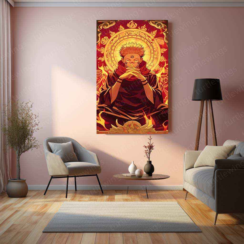 Ryomen Sukuna – Jujutsu Kaisen Metal Poster - TURTLEWINGS