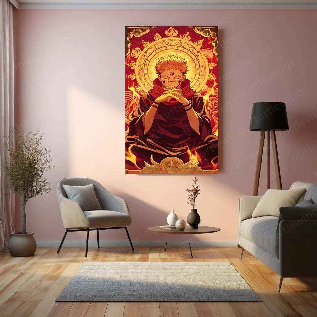 Ryomen Sukuna – Jujutsu Kaisen Metal Poster - TURTLEWINGS