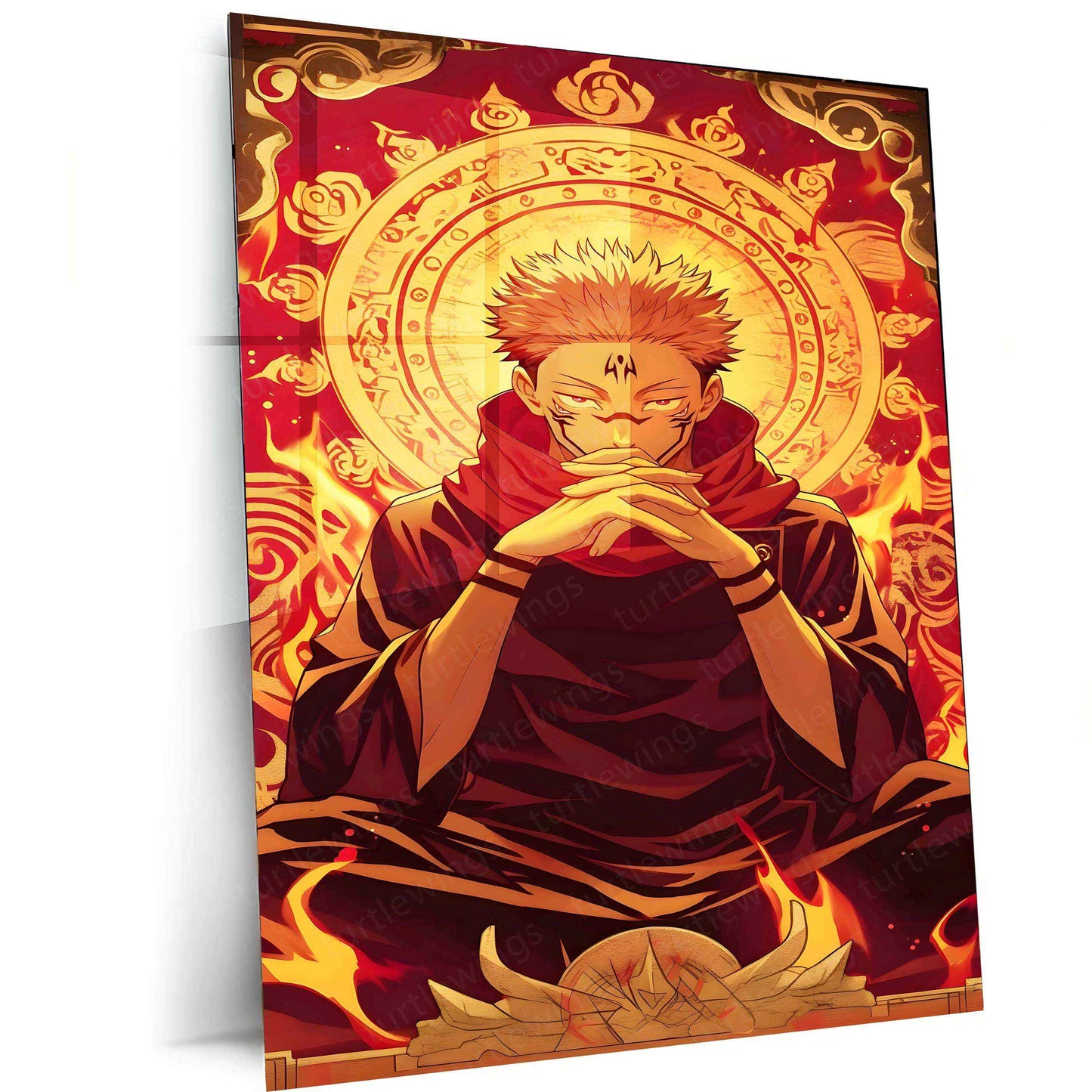 Ryomen Sukuna – Jujutsu Kaisen Metal Poster - TURTLEWINGS