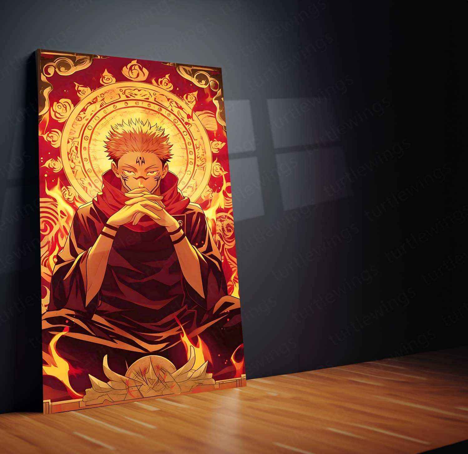 Ryomen Sukuna – Jujutsu Kaisen Metal Poster - TURTLEWINGS