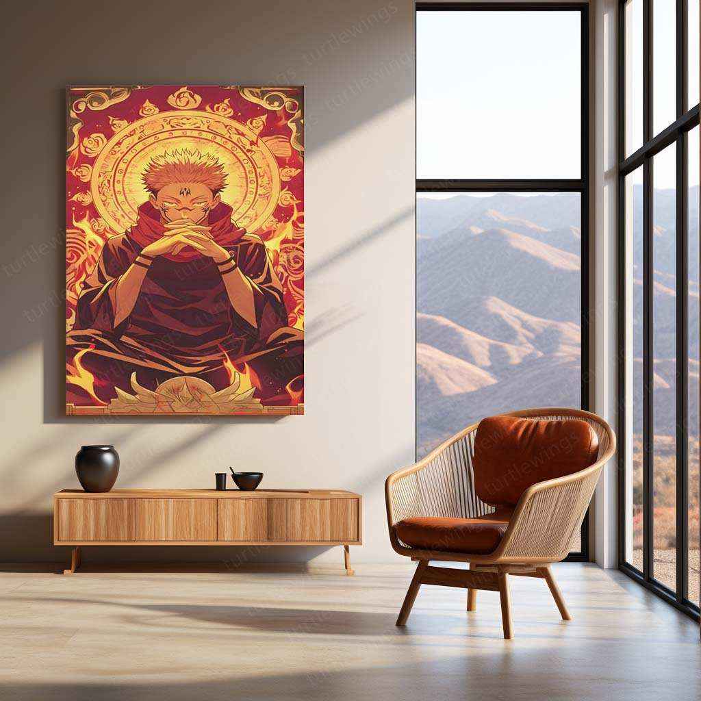 Ryomen Sukuna – Jujutsu Kaisen Metal Poster - TURTLEWINGS