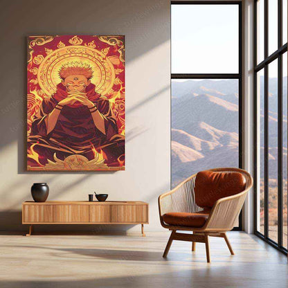 Ryomen Sukuna – Jujutsu Kaisen Metal Poster - TURTLEWINGS