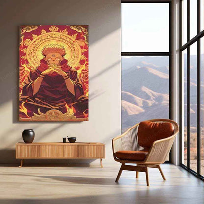 Ryomen Sukuna – Jujutsu Kaisen Metal Poster - TURTLEWINGS