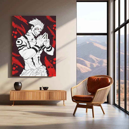 Ryomen Sukuna – Jujutsu Kaisen Metal Poster - TURTLEWINGS