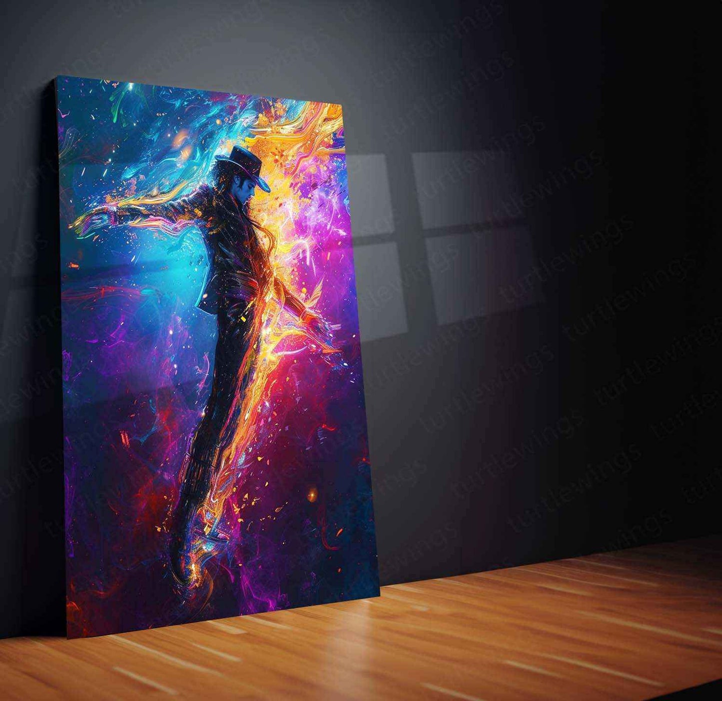 Michael Jackson Full-Body Wallpaper – Iconic Metal Poster - TURTLEWINGS