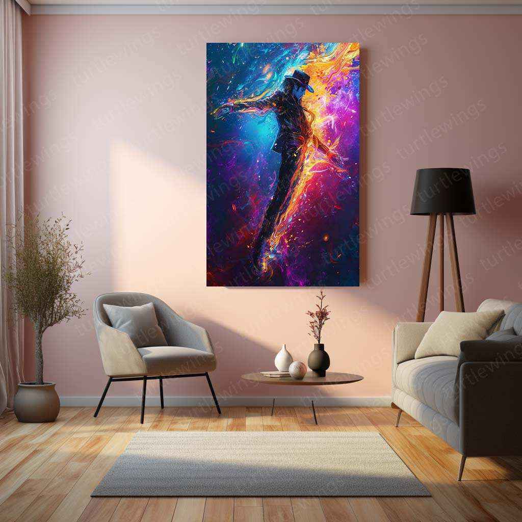 Michael Jackson Full-Body Wallpaper – Iconic Metal Poster - TURTLEWINGS