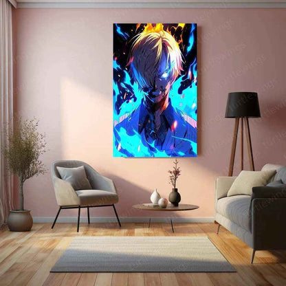 Sanji Metal Poster – The Black Leg Pirate Chef - TURTLEWINGS