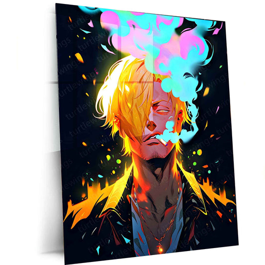 Sanji Metal Poster – The Black Leg Pirate Chef - TURTLEWINGS