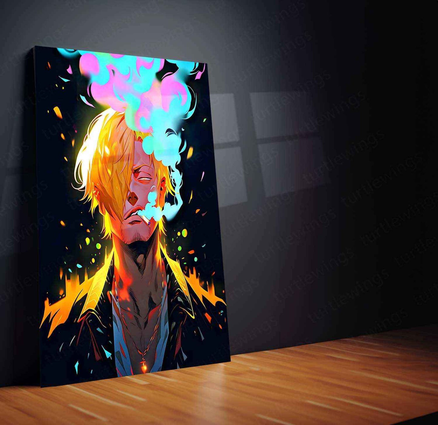 Sanji Metal Poster – The Black Leg Pirate Chef - TURTLEWINGS