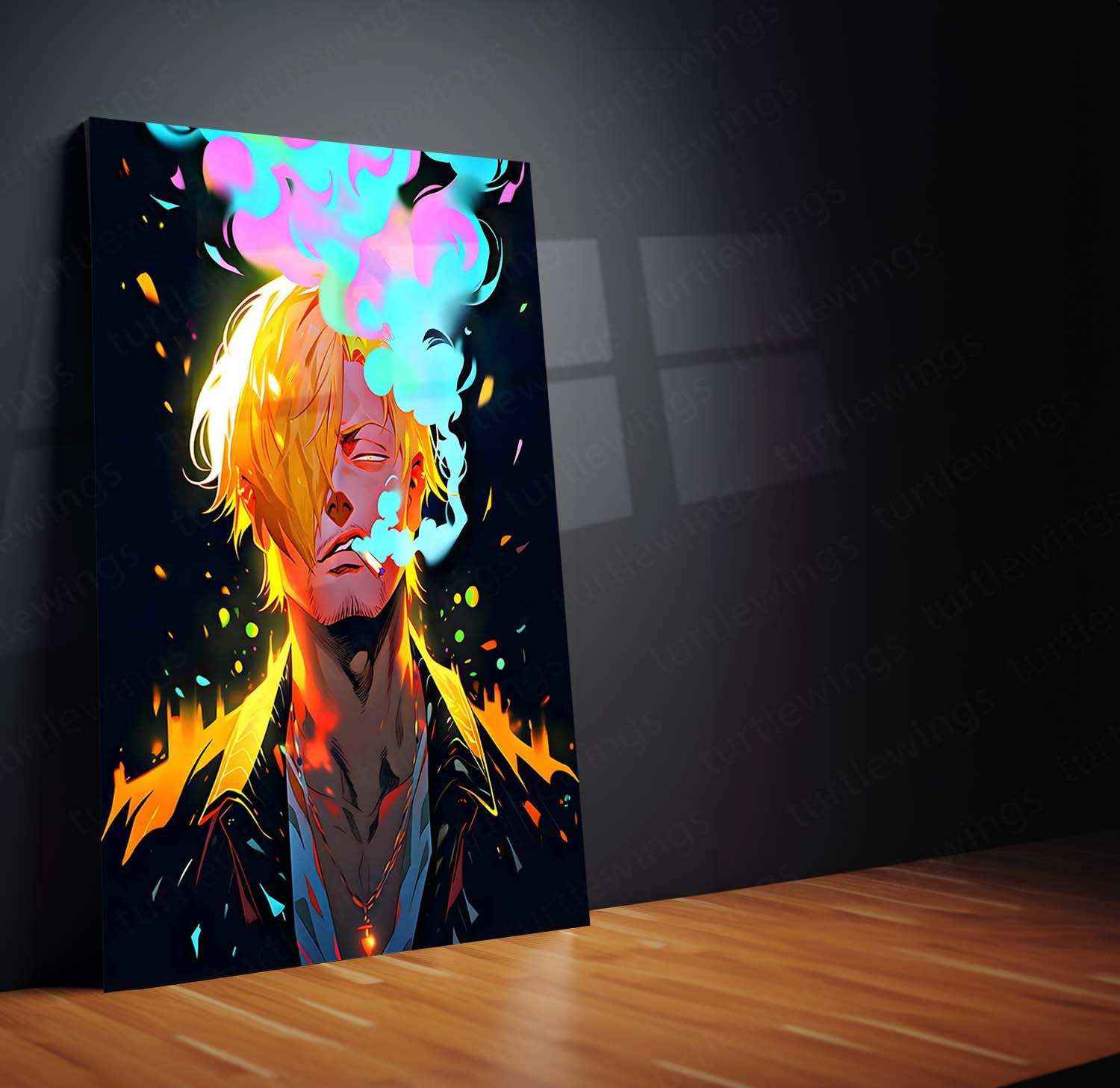 Sanji Metal Poster – The Black Leg Pirate Chef - TURTLEWINGS