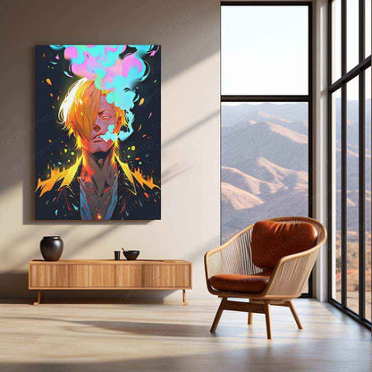 Sanji Metal Poster – The Black Leg Pirate Chef - TURTLEWINGS