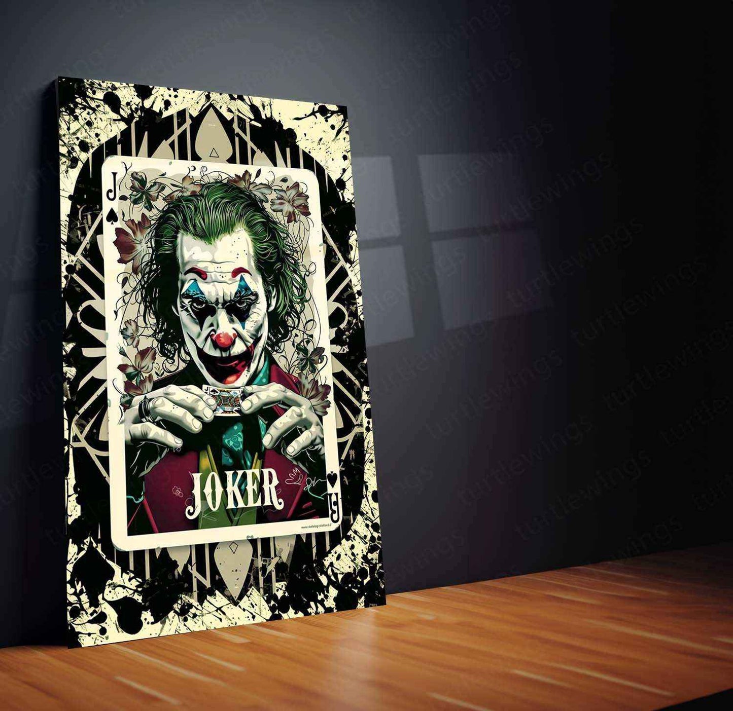 Joker-Inspired Playing Card Design - Craft Art Print - TURTLEWINGS