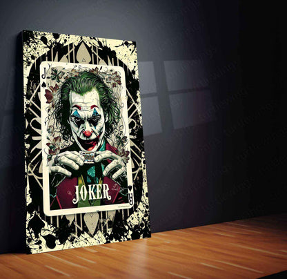 Joker-Inspired Playing Card Design - Craft Art Print - TURTLEWINGS