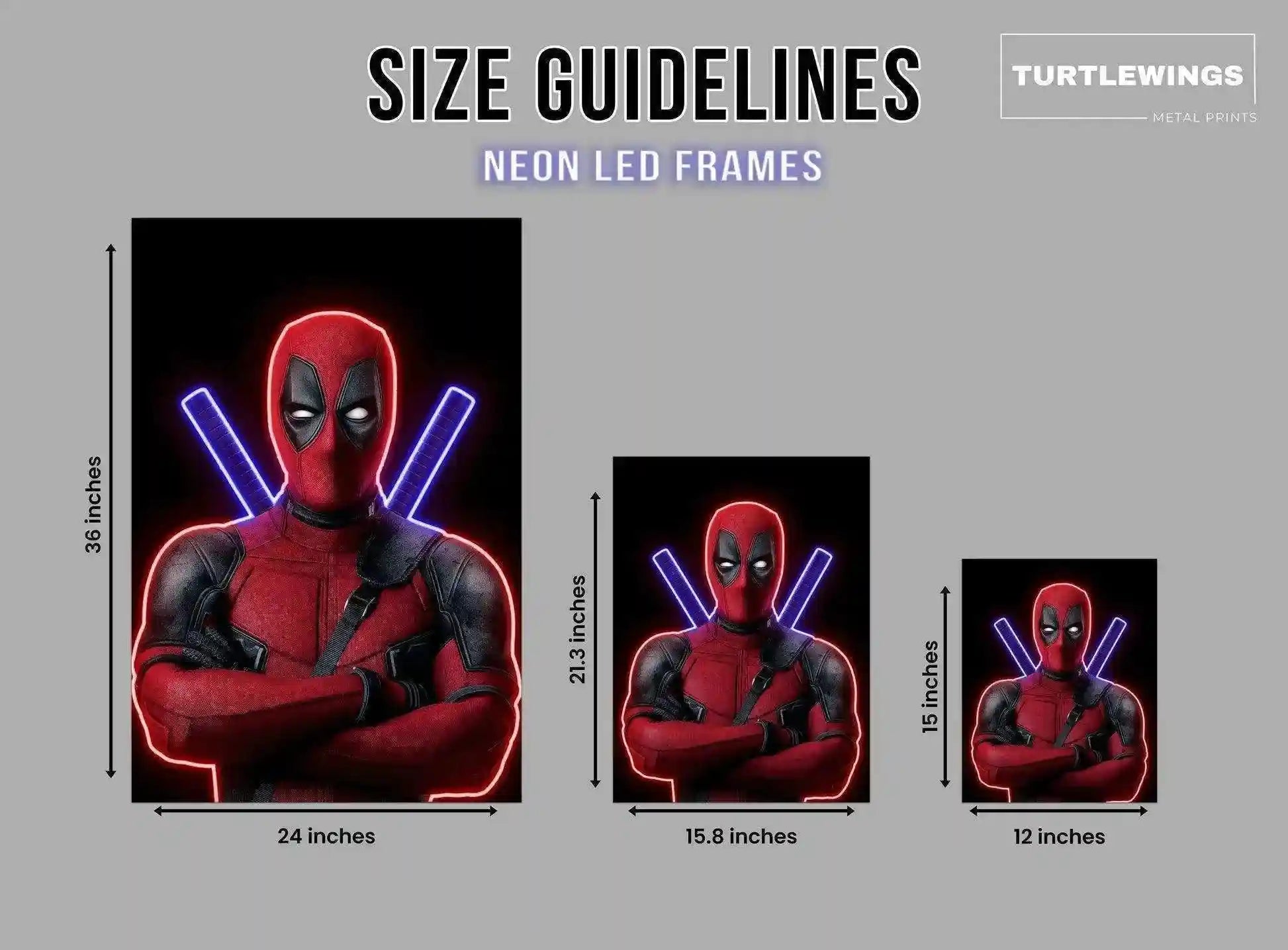 Fantastic Four Sue Storm Neon LED Metal Poster - TURTLEWINGS