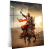 Chhatrapati Shivaji Maharaj Metal Frame | Warrior King Wall Art | Metal Frame 07