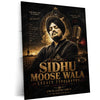 Sidhu Moose Wala – Legacy Typography | Punjabi Music Icon Metal Frame | Legends Never Fade Wall Art by TurtleWings