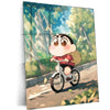Anime Metal Poster | Shinchan Metal Poster – Funny & Nostalgic Anime Wall Art