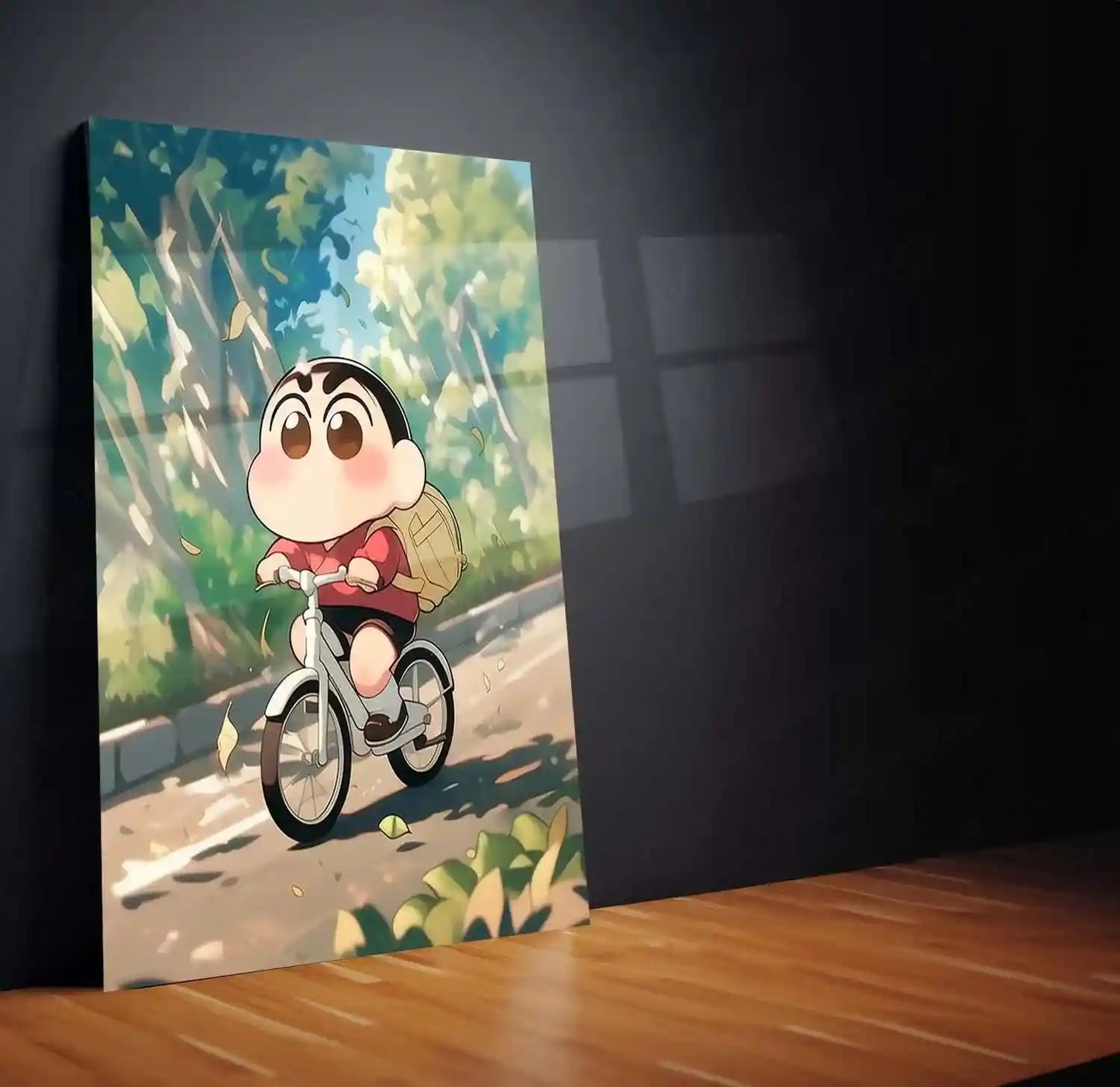 Anime Metal Poster | Shinchan Metal Poster – Funny & Nostalgic Anime Wall Art - TURTLEWINGS