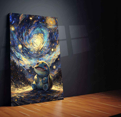 Bulbasaur Oil Painting Poster – Classic Pokémon Art Illustration - TURTLEWINGS