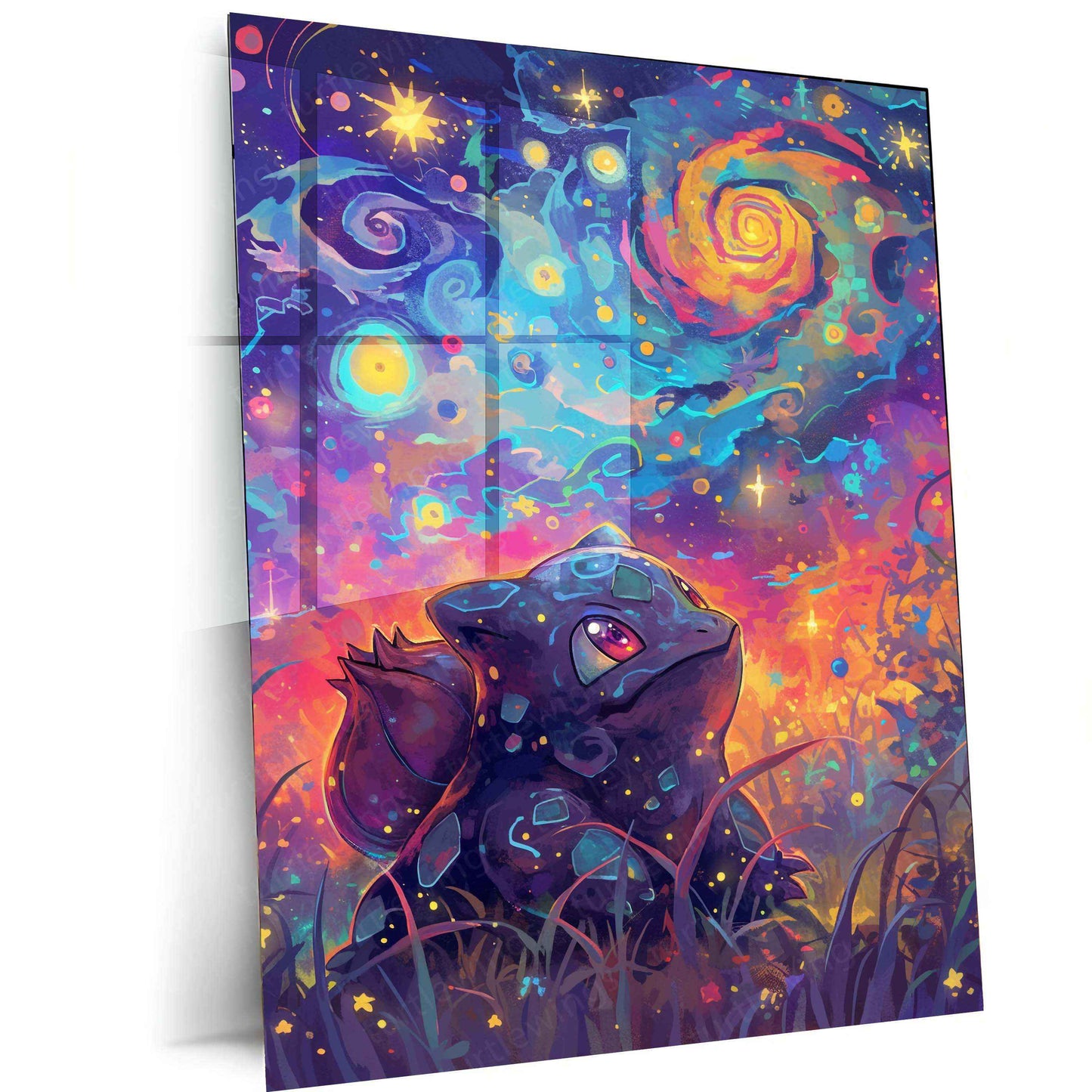 Bulbasaur Oil Painting Poster – Vintage Pokémon Art Illustration - TURTLEWINGS