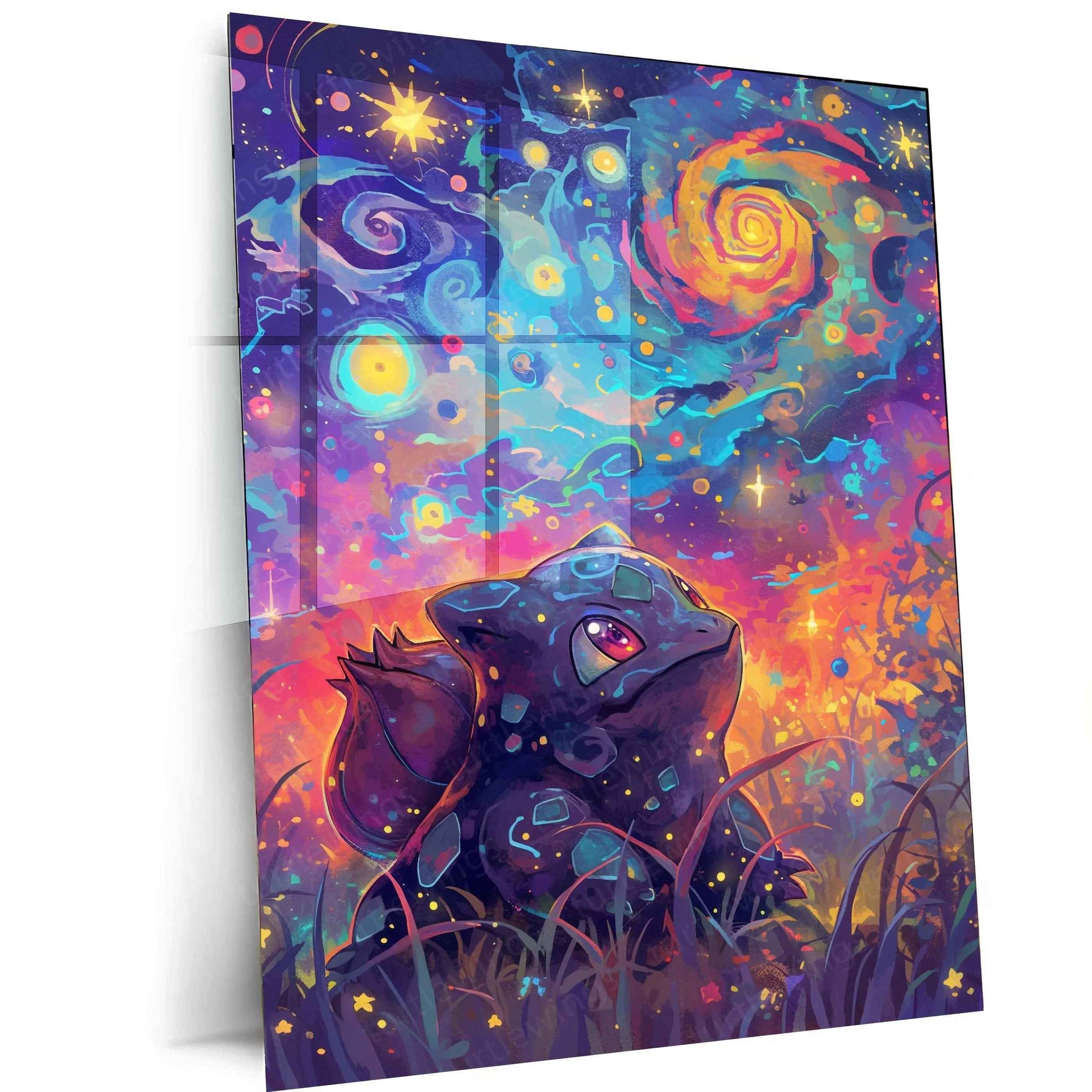 Bulbasaur Oil Painting Poster – Vintage Pokémon Art Illustration - TURTLEWINGS