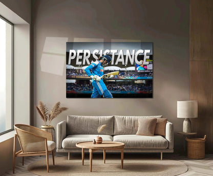 Smriti Mandhana – Persistence | ICC Women’s World Cup 2025 Edition | Motivational Metal Frame Poster - TURTLEWINGS