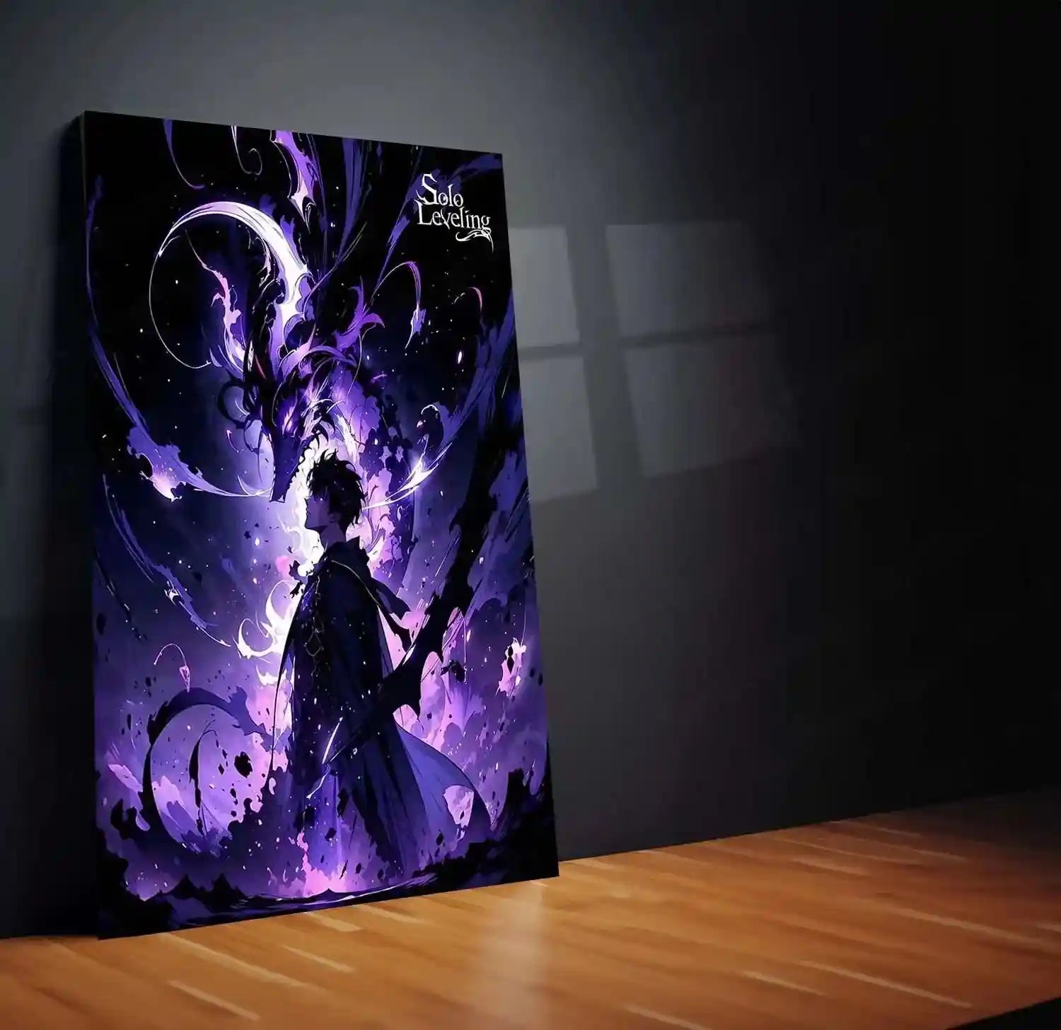 Solo Leveling Metal Poster | Sung Jin-Woo Shadow Monarch Wall Art | Anime Manhwa Decor 11 - TURTLEWINGS