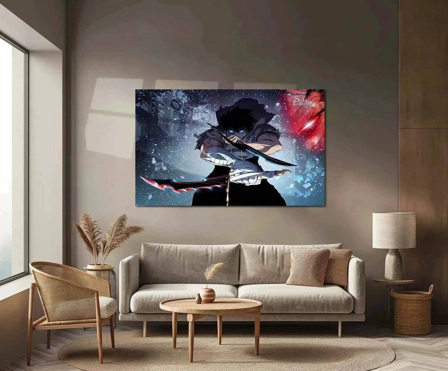 Solo Leveling Metal Poster | Sung Jin-Woo Shadow Monarch Wall Art | Anime Manhwa Decor 13 - TURTLEWINGS