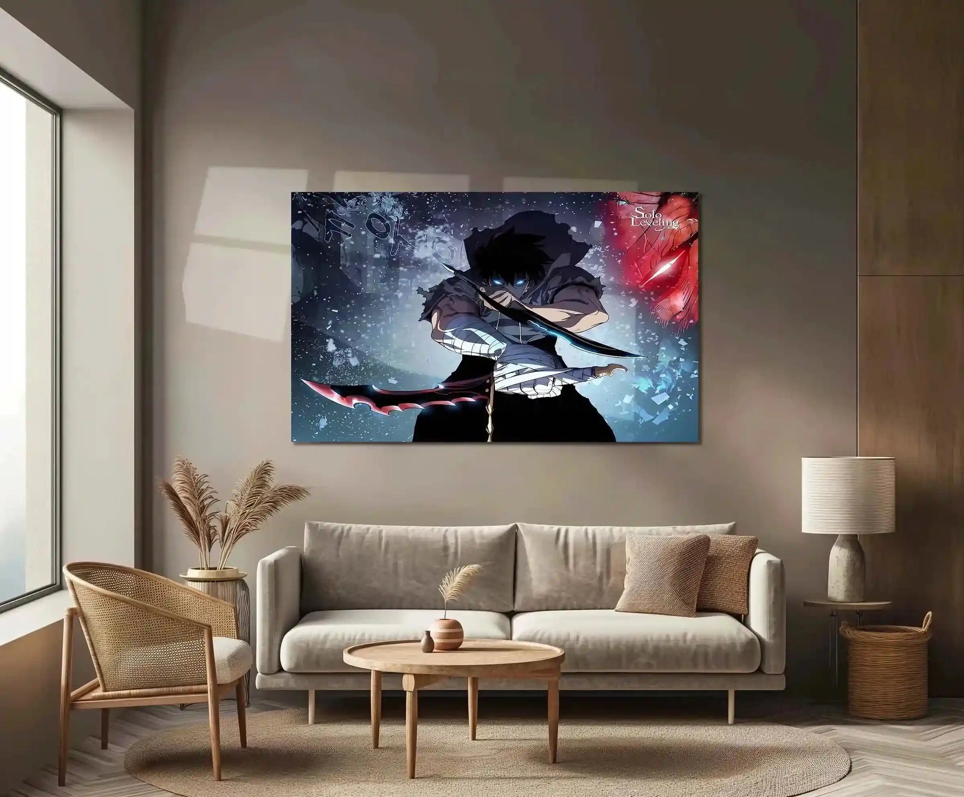 Solo Leveling Metal Poster | Sung Jin-Woo Shadow Monarch Wall Art | Anime Manhwa Decor 13 - TURTLEWINGS