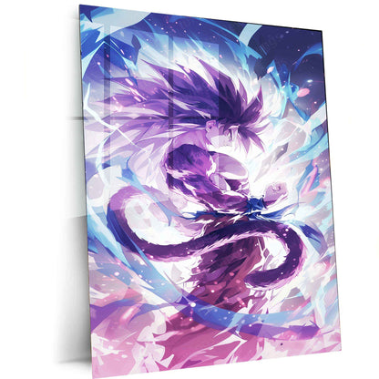 Goku Metal Poster – Super Saiyan Power | dbz Wall Art | Saiyan Strength Decor - TURTLEWINGS