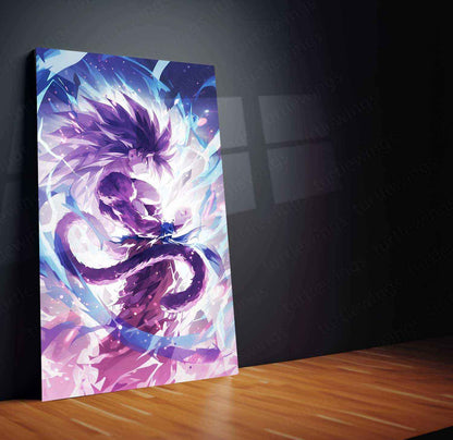 Goku Metal Poster – Super Saiyan Power | dbz Wall Art | Saiyan Strength Decor - TURTLEWINGS