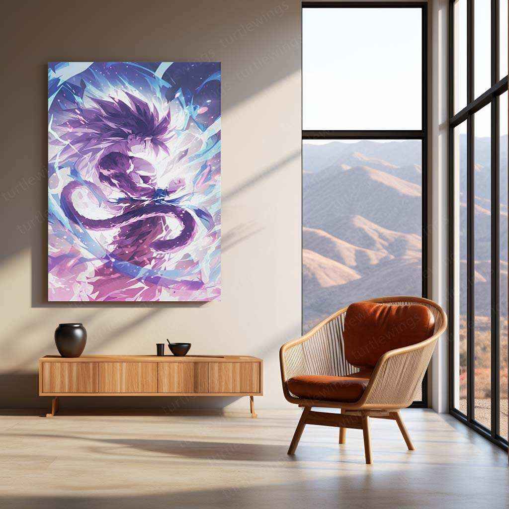Goku Metal Poster – Super Saiyan Power | dbz Wall Art | Saiyan Strength Decor - TURTLEWINGS