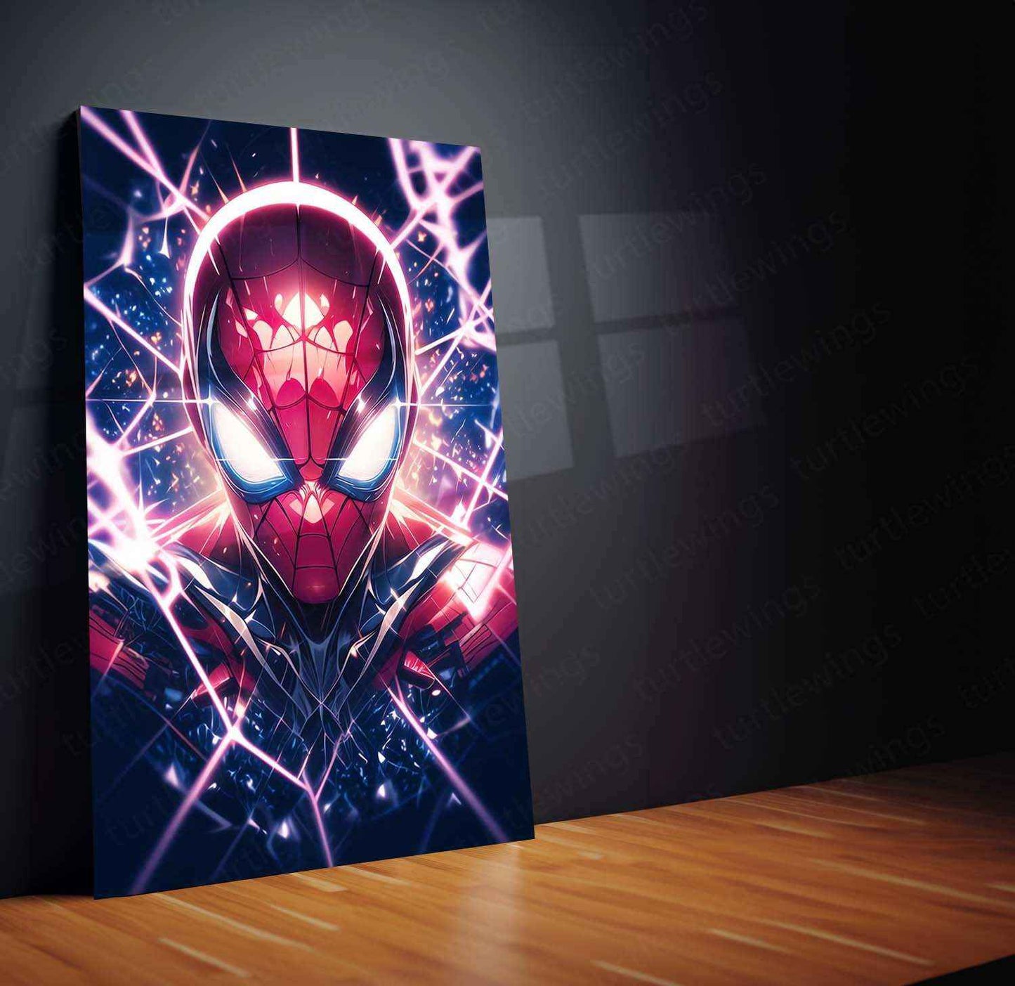 Spider-Man Metal Poster – Web-Slinging Hero | Marvel Comics Wall Art 2 - TURTLEWINGS