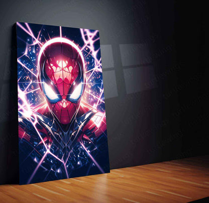 Spider-Man Metal Poster – Web-Slinging Hero | Marvel Comics Wall Art 2 - TURTLEWINGS