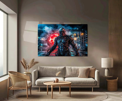 Movies & Series Metal Poster | Stranger Things Metal Frame | Dark Sci-Fi Wall Art | Upside Down Inspired Metal Poster - TURTLEWINGS