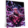 Sukuna Metal Poster – King of Curses | Jujutsu Kaisen Wall Art | Dark Power Decor 2