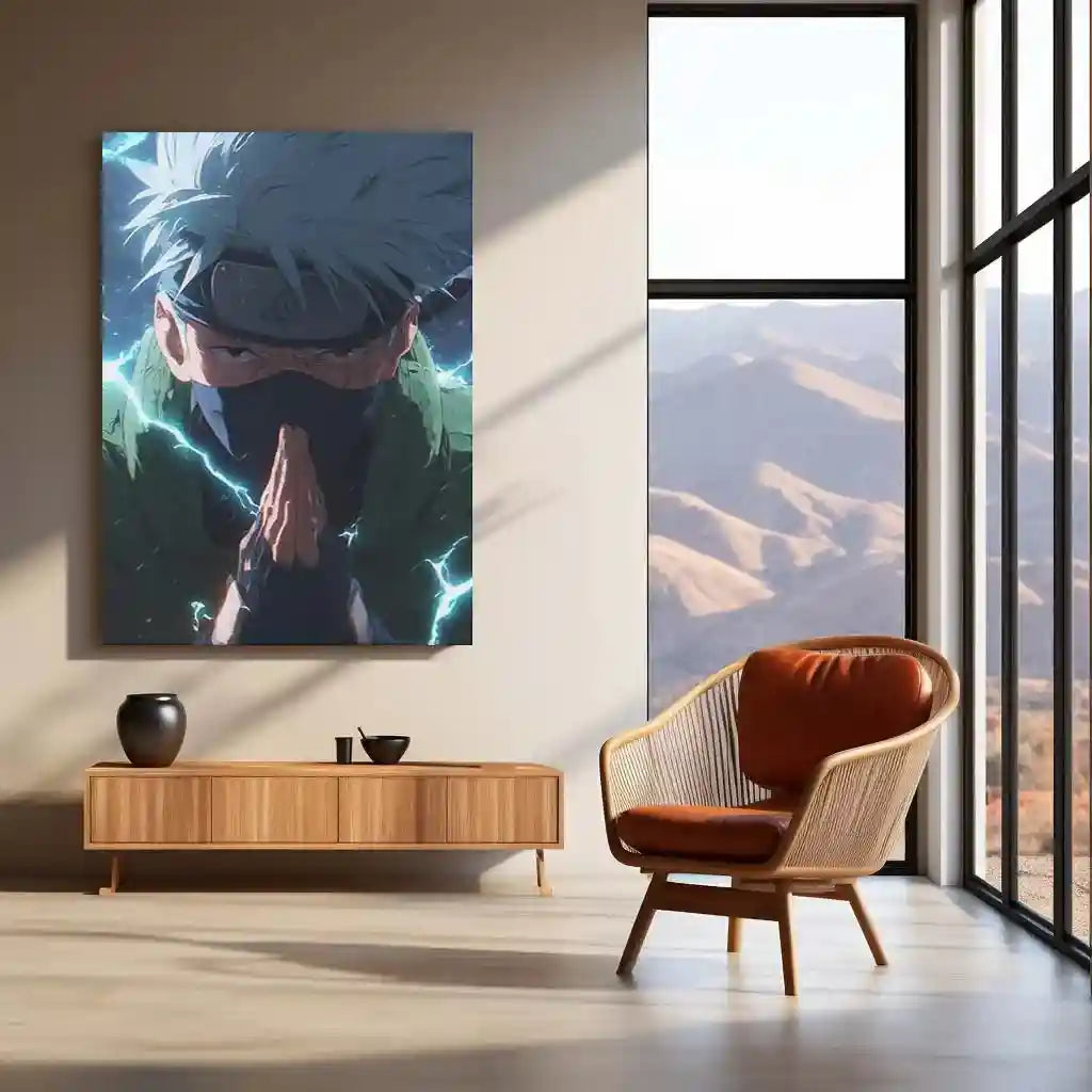 Anime Metal Poster | Kakashi Hatake – Naruto Metal Poster 02 - TURTLEWINGS