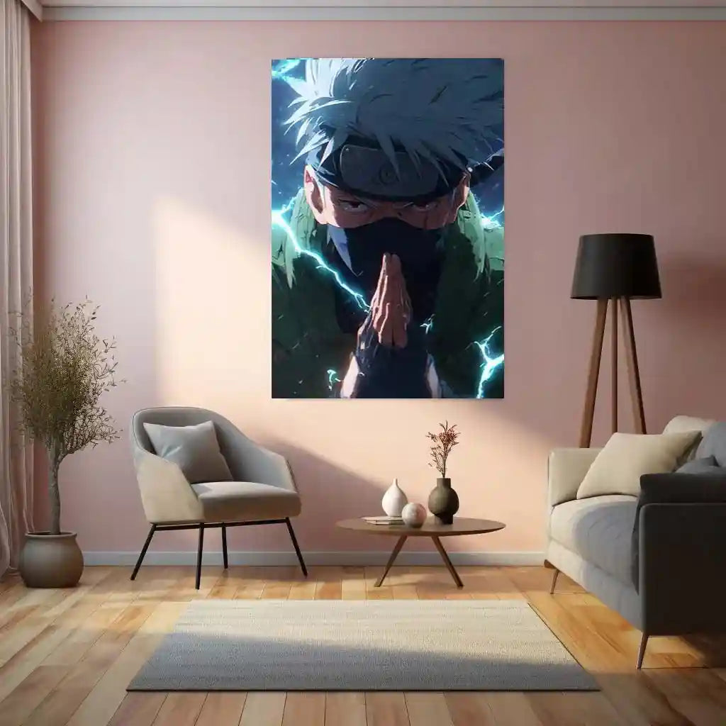 Anime Metal Poster | Kakashi Hatake – Naruto Metal Poster 02 - TURTLEWINGS