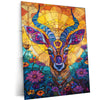 Vibrant Wildlife Elegance | Antelope Metal Poster | Nature-Inspired Wall Art