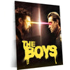 The Boys Epic Face-Off – Butcher vs Homelander | Superhero Showdown Metal Frame Poster