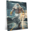 Zeus Metal Poster | Greek God of Thunder Wall Art | Mythology-Inspired Decor