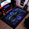 Limitless Area flat Rug | Jujutsu Kaisen x Mercedes AMG Gaming flat Rug | Anti-Slip 3 mm Large Floor Mat for Bedroom, Gaming Room & Anime Car Decor