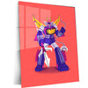 Abstract Metal Poster | Transformer Art Metal Poster | Futuristic Cyberpunk Wall Decor