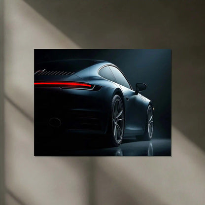 LED | 🚗 2025 Porsche 911 Neon LED Metal Poster | Iconic Supercar Wall Decor - TURTLEWINGS